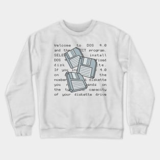 Retro Diskette Crewneck Sweatshirt